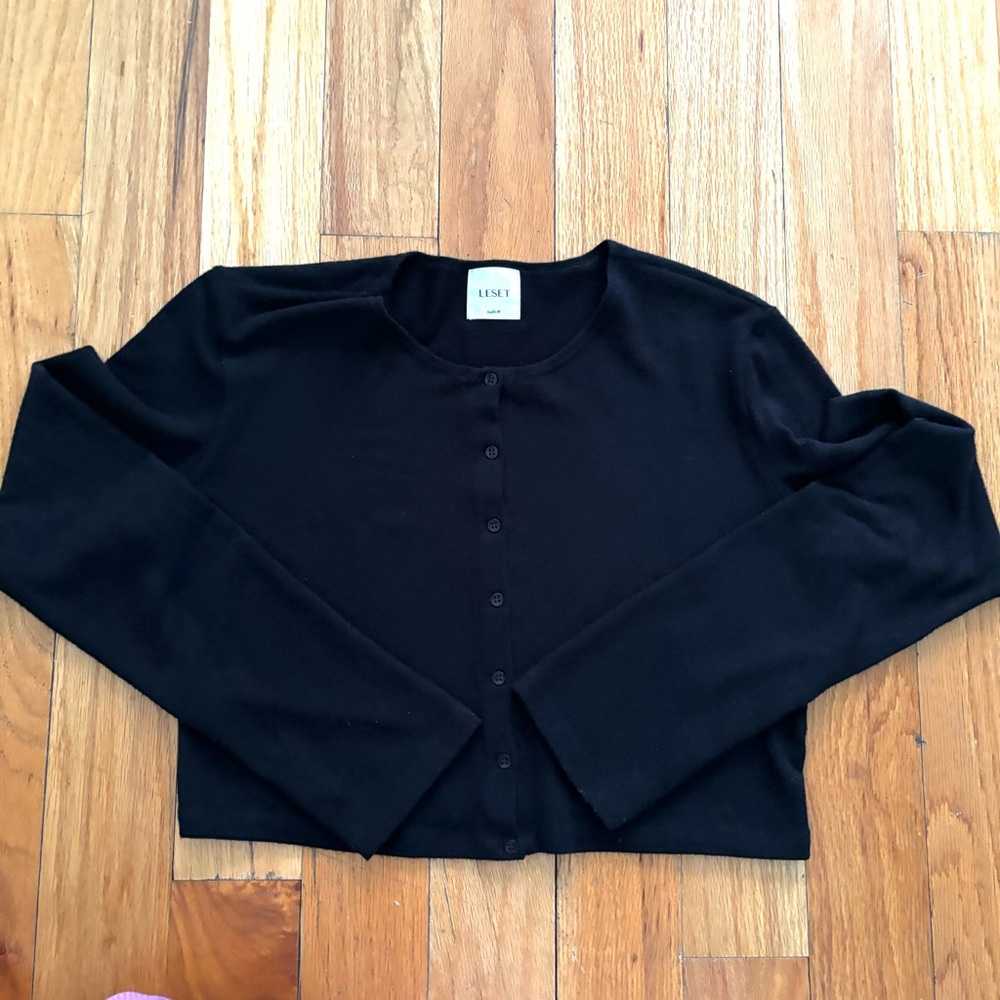 Leset Lauren Crop Cardigan